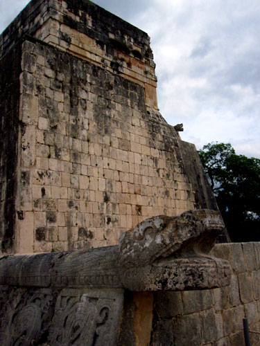 The ball field at the Mayan ruins of Chichen Itza in Mexico on Monday, January 21, 2013.