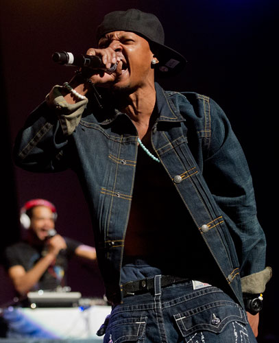 Chris Kelly of Kris Kross performs on stage at the Fox Theatre in Atlanta during the So So Def 20th Anniversary Concert on Saturday, February 23, 2013. 