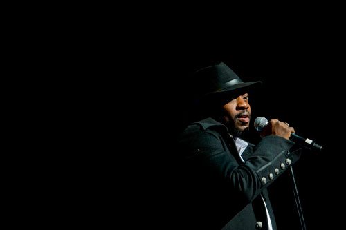 Anthony Hamilton performs on stage at the Fox Theatre in Atlanta during the So So Def 20th Anniversary Concert on Saturday, February 23, 2013. 