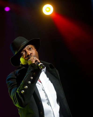 Anthony Hamilton performs on stage at the Fox Theatre in Atlanta during the So So Def 20th Anniversary Concert on Saturday, February 23, 2013. 