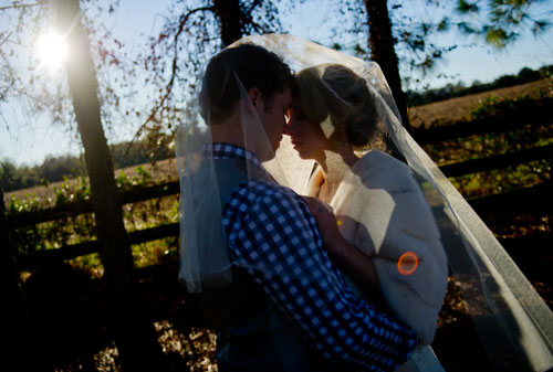 The marriage of Jessie Davis to Matthew Stanley at Gin Creek in Hartsfield, Georgia on Saturday, December 22, 2012.