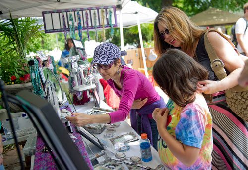 The 2013 season started for Alpharetta's Art in the Park in historic downtown on Saturday, May 25, 2013. 