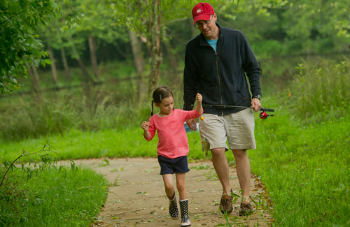 The Alpharetta Fishing Derby at the Brookside Office Park pond on Saturday, June 8, 2013.