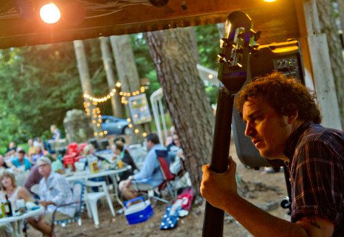 Billy Lyons of the band Waller performs on stage at Matilda's Under the Pines in Alpharetta on Saturday, July 13, 2013. 