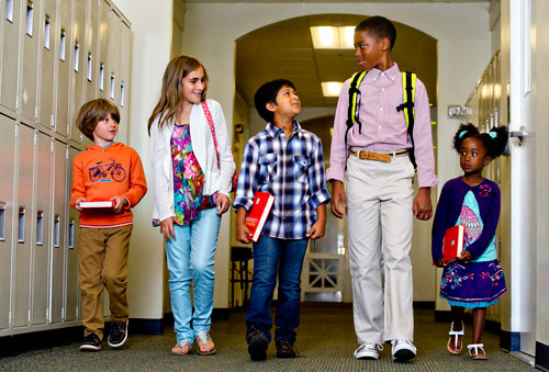 Back to School fashion at The Galloway School in Atlanta on Tuesday, June 25, 2013.