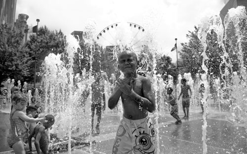Centennial Olympic Park in downtown Atlanta on Saturday, August 10, 2013.