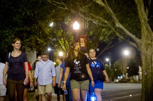 The Howlpharetta Ghost Tour takes visitors on a two mile trek through downtown Alpharetta searching for ghosts, specters and things that go bump in the night.