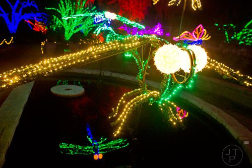 Garden Lights Holiday Nights at the Atlanta Botanical Garden on Thursday, November 21, 2013.