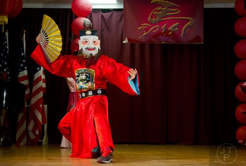 Chen Zhe performs during the Atlanta Chinese Lunar New Year Festival in Chamblee on Saturday, February 1, 2014.