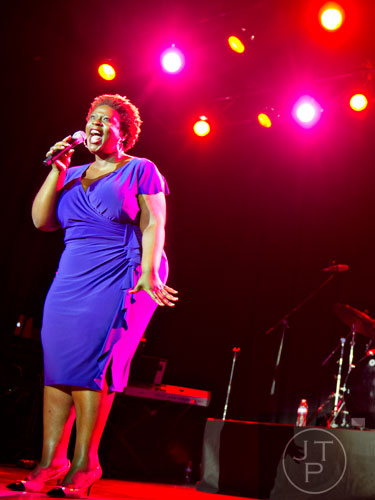 Capathia Jenkins performs during A Night of Broadway Stars at the Buckhead Theatre in Atlanta on Thursday, April, 3, 2014.
