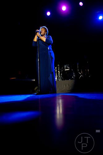 Capathia Jenkins performs during A Night of Broadway Stars at the Buckhead Theatre in Atlanta on Thursday, April, 3, 2014.
