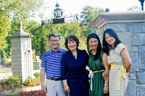 Monica Yang's graduation and family portraits on the Emory University campus in Atlanta on Sunday, May 4, 2014.