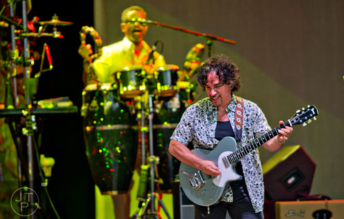 John Oates performs on stage at Chastain Park Amphitheatre in Atlanta on Sunday, June 15, 2014.  