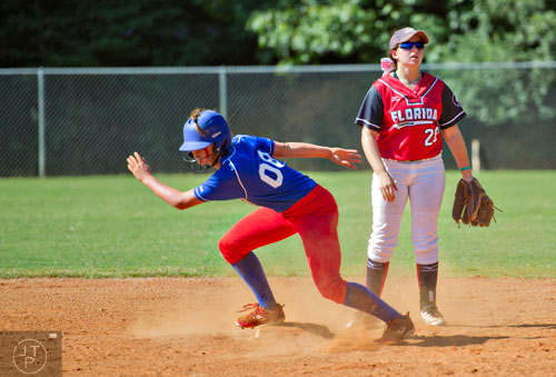 The Triple Crown Sports softball tournament at North Park in Alpharetta on Wednesday, July 16, 2014.
