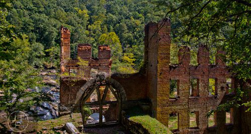 The ruins of New Manchester Mill at Sweetwater Creek State Park in Lithia Springs on Monday, September 22, 2014.