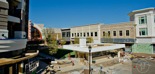 A view of the shopping district inside the Avalon development in Alpharetta on Friday, October 17, 2014. 