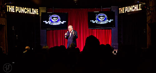 Comedian Dick Kendall opens for Billy Gardell at The Punchline in Atlanta on Friday, March 20, 2015. 