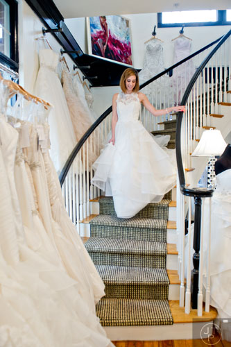 Atlanta Bridal Couture in Alpharetta on Tuesday, March 3, 2015.