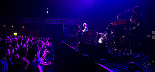 Alvvays performs on stage at The Tabernacle in Atlanta on Friday, April 10, 2015. 
