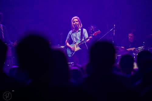 Alvvays lead singer Molly Rankin performs on stage at The Tabernacle in Atlanta on Friday, April 10, 2015.