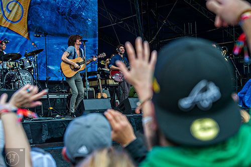 The Revivalists perform  on stage during the last day of the SweetWater 420 Fest at Centennial Olympic Park in Atlanta on Sunday, April 19, 2015.