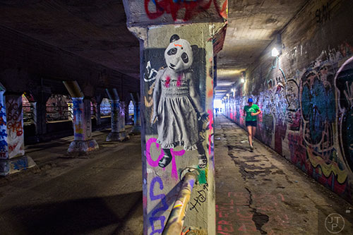 Krog St. tunnel on Wednesday, April 8, 2015.