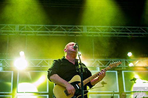 Frank Black, front man for the Pixies, performs on stage during the first day of the Shaky Knees Music Festival at Central Park in Atlanta on Friday, May 8, 2015. 