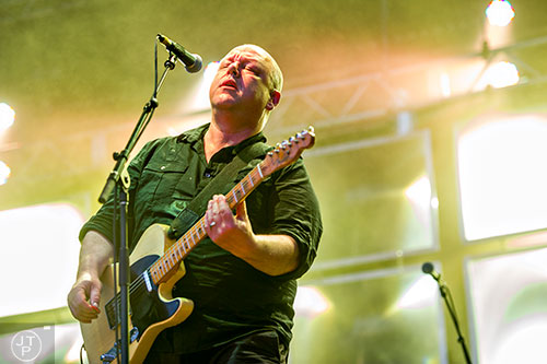 The Pixies' Frank Black performs on stage during the first day of the Shaky Knees Music Festival at Central Park in Atlanta on Friday, May 8, 2015. 