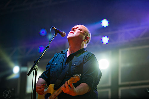 The Pixies' Frank Black performs on stage during the first day of the Shaky Knees Music Festival at Central Park in Atlanta on Friday, May 8, 2015. 
