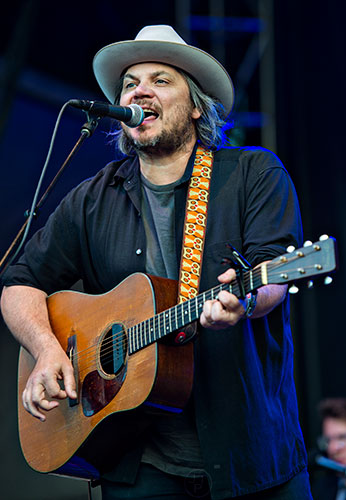 Wilco's Jeff Tweedy performs on stage during the Shaky Knees Music Festival at Central Park in Atlanta on Saturday, May 9, 2015. 