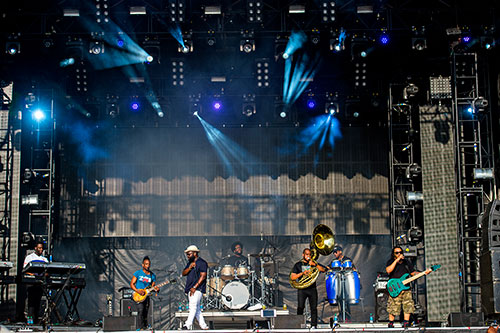 The Roots perform during the CounterPoint Festival at Kingston Downs in Rome on Sunday, May 24, 2015. 