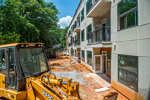 Construction is nearing completion at The Place on Ponce Apartments located at 319 W Ponce De Leon Ave. on Wednesday, June 17, 2015.