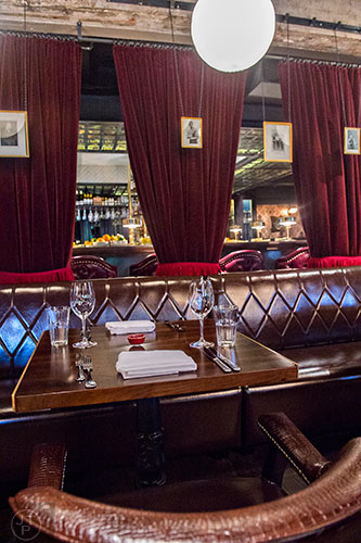 The main dining room at Restaurant Marcel in Atlanta on Friday, July 10, 2015.