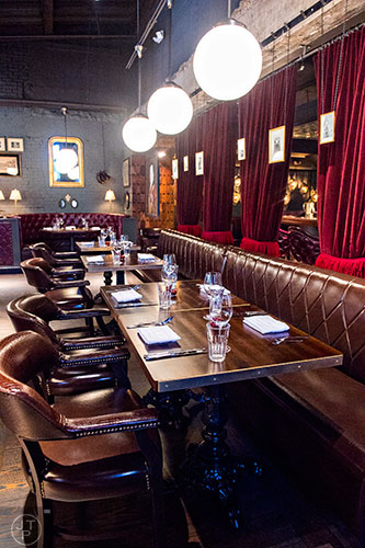 The main dining room at Restaurant Marcel in Atlanta on Friday, July 10, 2015.
