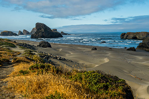 The Pacific Ocean off the coast of Oregon near Gold Beach on Saturday, July 25, 2015.