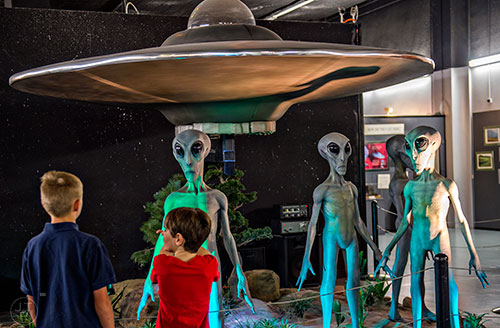 The International UFO Museum and Research Center in Roswell, NM on Thursday, July 16, 2015.