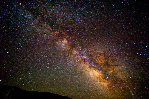 The Milky Way from Death Valley National Park in California on Friday, July 17, 2015.
