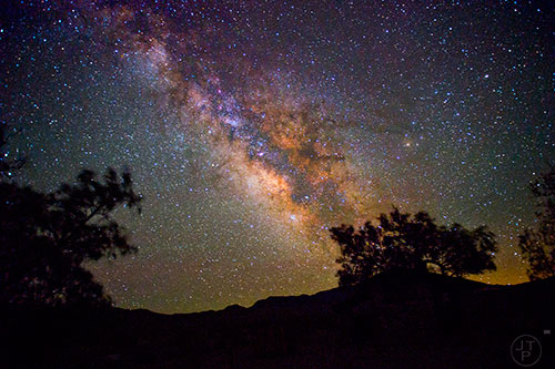 The Milky Way from Death Valley National Park in California on Friday, July 17, 2015.