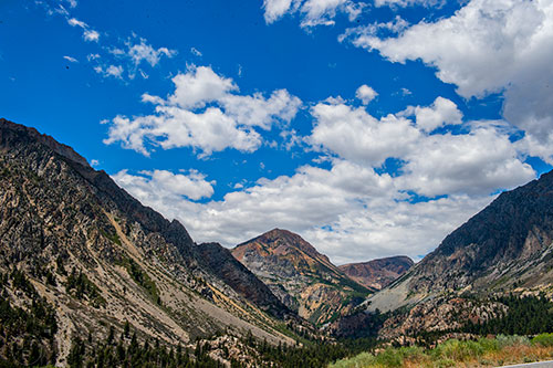 Tioga Pass into Yosemite National Park in California on Monday, July 20, 2015.