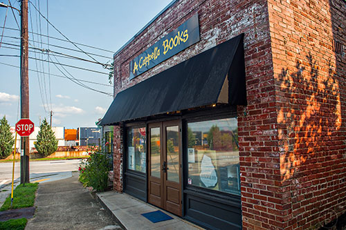 A Cappella is situated just off of Dekalb Ave. in Atlanta on Monday, June 29, 2015. Frank Reiss is the owner of the independent book store that has been an Atlanta staple for decades. 