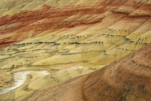The Painted Hills Unit of the John Day Fossil Beds National Monument in Oregon on Monday, August 3, 2015.