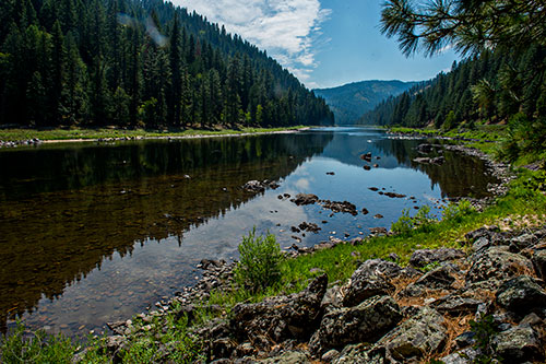 Route 12 follows the Clearwater River through the state of Idaho on Wednesday, August 5, 2015.