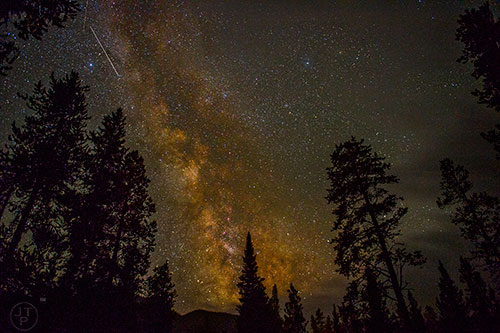 The Milky Way from Beaver Creek Campground outside of Yellowstone National Park in Montana on Wednesday, August 5, 2015.