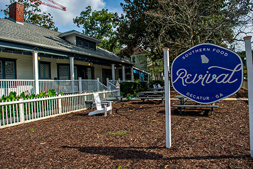 Chef Kevin Gillespie's newest endeavor is Revival located off of Church St. in Decatur.