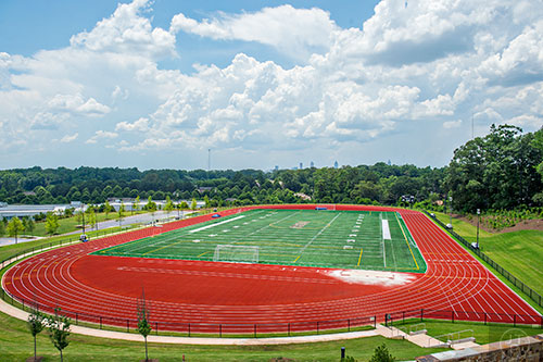 Drew Charter School in Atlanta on Thursday, June 18, 2015. Sports fields and track.