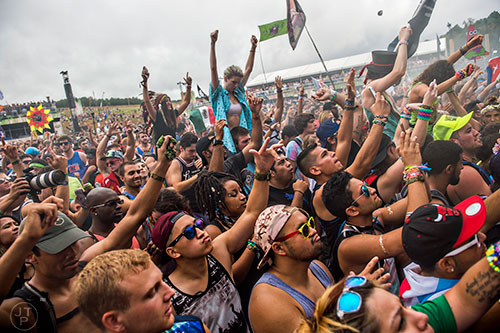 Close to 160,000 people were expected during TomorrowWorld in Chattahoochee Hills on Saturday, September 26, 2015. 