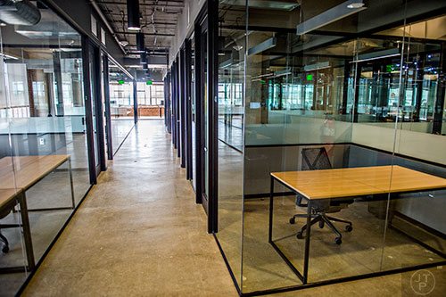 Office space at Industrious can be tailored for up to 12 people.