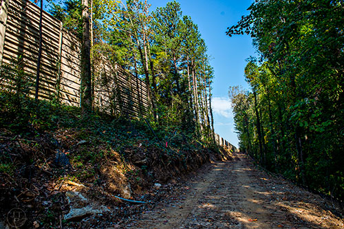The second phase of the PATH 400 trail in Buckhead is still dirt at this point.