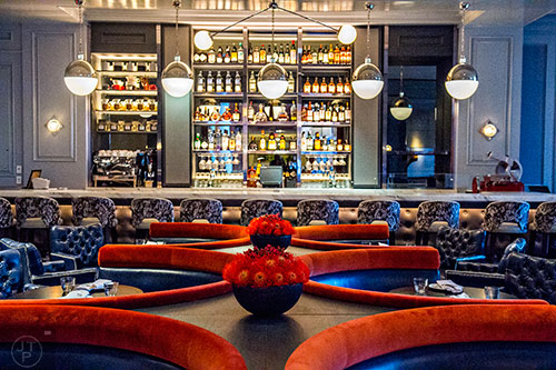 The newly revamped Bar Margot inside the Four Seasons Hotel Atlanta off of 14th St. on Monday.