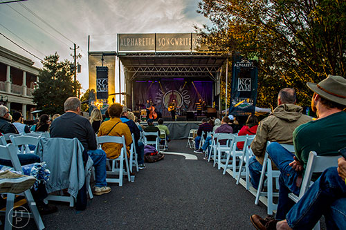 The 2015 Wire & Wood Songwriters Festival in downtown Alpharetta on Saturday, October 17, 2015.